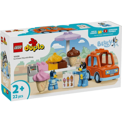 LEGO® DUPLO® Bluey 10458 - Trip to the ice cream parlor with Bluey (22 pieces)