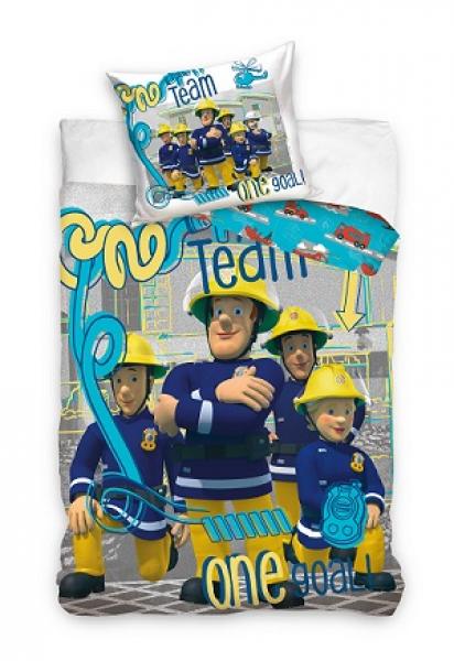 Feuerwehrmann Sam - Bettw&auml;sche 135x200 + 80x80 cm
