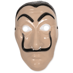 Half mask Dali - 1-piece - Adult