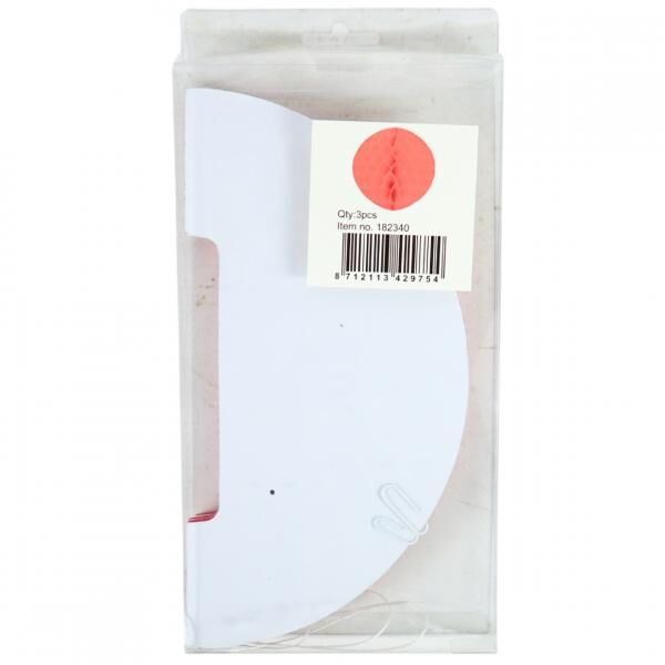 Honeycomb papier 25 cm 2 assorti set van 3