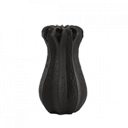Light and Living Vase Abajo mattschwarz 25 cm
