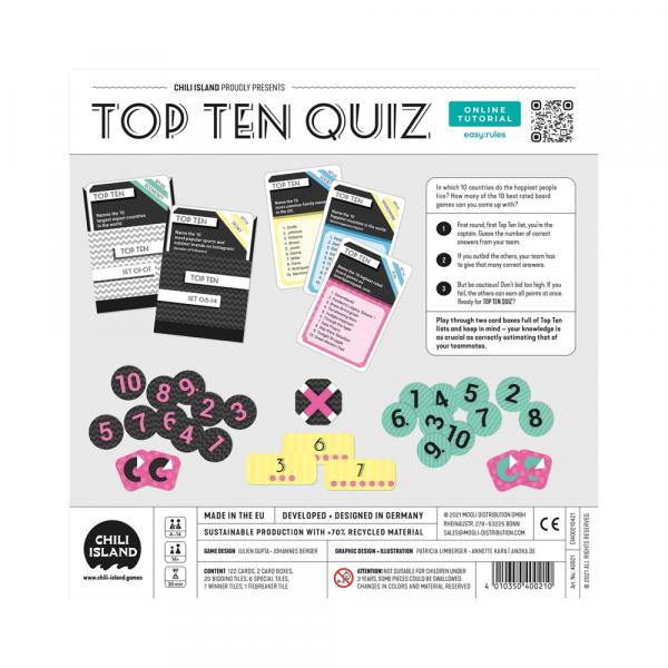 Top Ten Quiz - Quizspiel