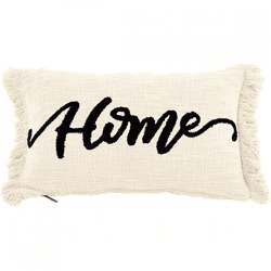 Tiseco Kissen Cotton Slub Home elfenbein 30 x 50 cm