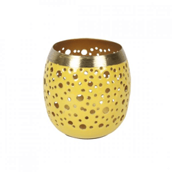 Countryfield Teelichthalter Anjana S gelb 8 cm
