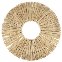 Wanddekoration Boho Schilf natur 58 cm