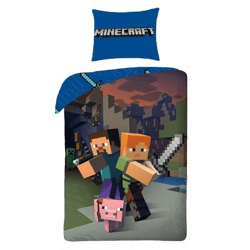 Minecraft - Bed linen - 140 x 200 cm + 70 x 90 cm