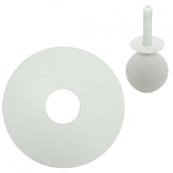 Stjernsund candle ring Loua white matte 9cm