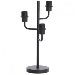 Licht- und Wohntischleuchte Edisa EU-Stecker schwarz 51 cm
