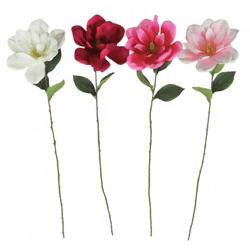 Künstliche Magnolie 70 cm 4 Stück sortiert