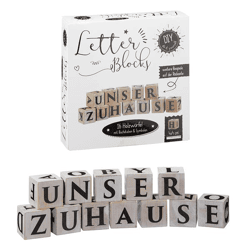 Letter block, approx. 4x4xcm