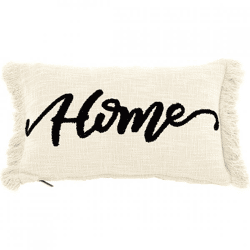 Tiseco Kissen Cotton Slub Home elfenbein 30 x 50 cm