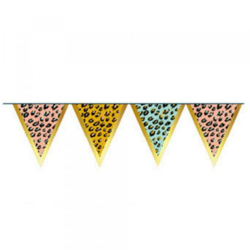 Vlaggenlijn Funky Leopard 350 cm