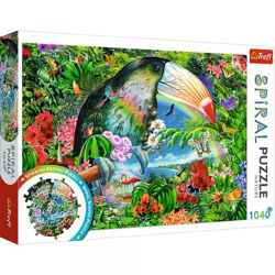 Tropische Tiere - Spiral Puzzle 1040 Teile
