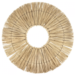Wanddekoration Boho Schilf natur 58 cm