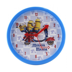 Minions - Despicable Me - Wall clock in plastic 24 cm