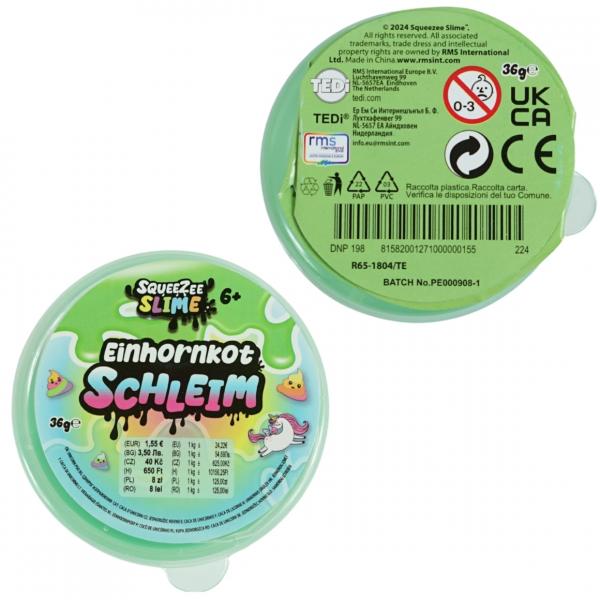Squeezee Slime Einhornschleim 36 Gramm 7 cm 3 Stück sortiert