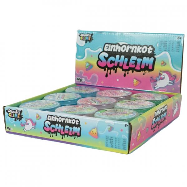 Squeezee Slime Einhornschleim 36 Gramm 7 cm 3 Stück sortiert