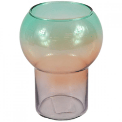 Vaas Osha glas meerkleurig 16 cm
