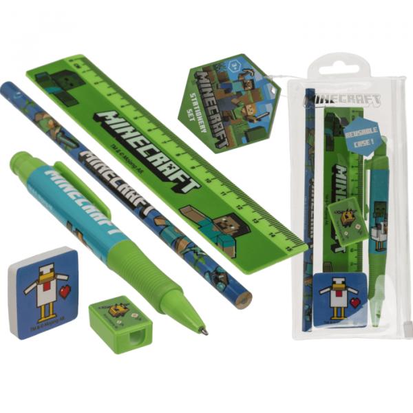 Minecraft - Schreibset - 5-teilig