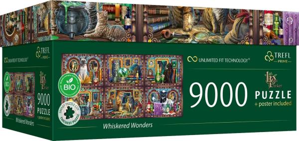 Lisa Parker - Schnurrbart Wunder Katzen - UFT Puzzle - 9000 Teile