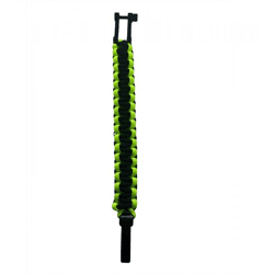 I-BRACE Paracord Armband Survival-Seil zum Armband geflochten aus reißfestem Parachute Cord 550 Cord IB1010 Schwarz/Grün