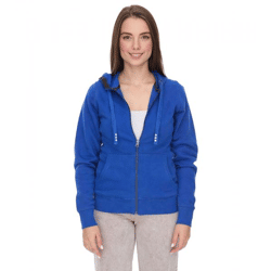 Elevate Arora Damen Sweat-Jacke mit Kapuze 300 g/m2 schlichte Baumwoll-Jacke Pullover 3821244 Blau