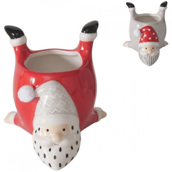 Boltze home Blumentopf Timmy Santa 10,5 cm 2 sortiert