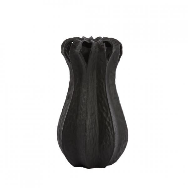 Light and Living Vase Abajo mattschwarz 25 cm