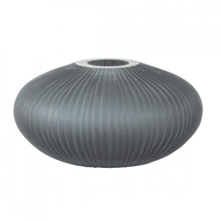 Light and Living vase Molexa glass gray 21 cm