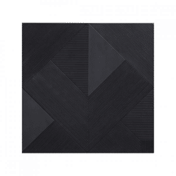 PTMD Wandpaneel Belinda schwarz 90 x 90 cm