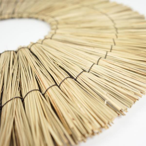 Wanddekoration Boho Schilf natur 58 cm