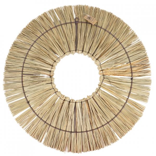 Wanddekoration Boho Schilf natur 58 cm