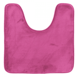 Toilet mat purple polyester 45 x 50 cm