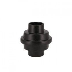 Vase Treppe schwarz 15 cm