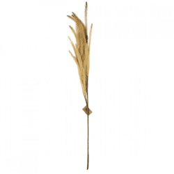 Artificial branch plumes ochre yellow 108 cm