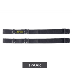 Verstellbare 1 Paar CROSSOVER SYMMETRY Befestigungsgurte mit D-Ringen Türgurte Trainings-Gurte Fitness Schwarz
