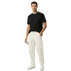 stylische Herren Cargo-Jeans 4 Pocket Style Freizeit-Hose mit vielen Taschen BR6016 Beige