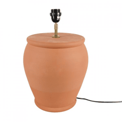 Lamp Base Terracotta M 51 cm EU plug