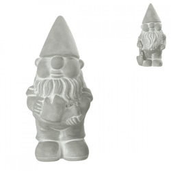 J-Line Statue Gnom Zement grau 26 cm 2 sortiert
