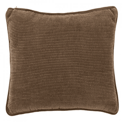 Tiseco Kissen Ribble taupe 45 x 45 cm