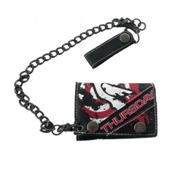 Thursday Post‑Hardcore‑Band Band-Brieftasche mit Logo-Print Portemonnaie Geld-Beutel Schwarz