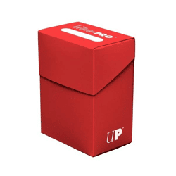 Red Solid Color Deck Box