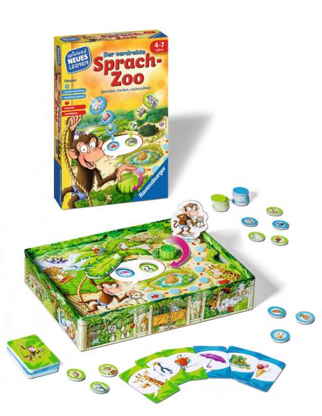Ravensburger 24945 - Der Verdrehte Sprach-Zoo Lernspiel