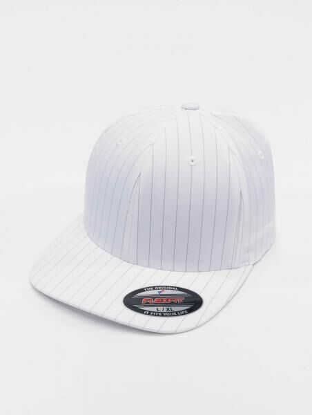 moderne Flexfit Unisex Cap Stretch 180 g/m&sup2; Wei&szlig;/Schwarz