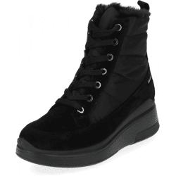 Modische igi&co Stiefelette Schnürschuhe für Damen 46548 00 Schwarz
