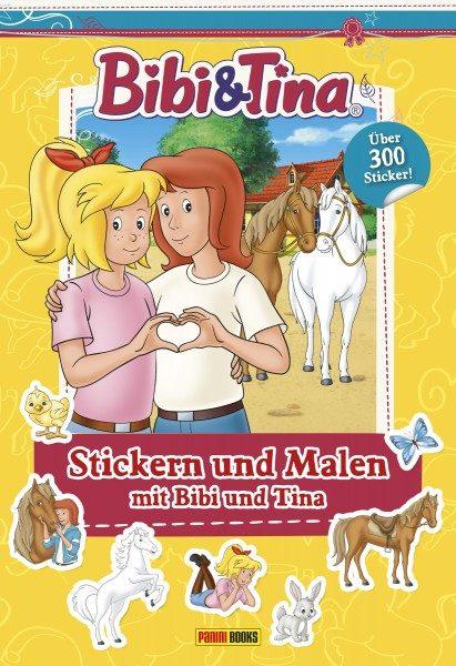 Bibi & Tina: Stickern und Malen mit - Sticker- und Malblock