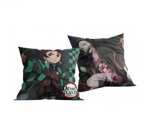 Demon Slayer - Tanjiro und Nezuko - Kissen - 40 x 40 cm
