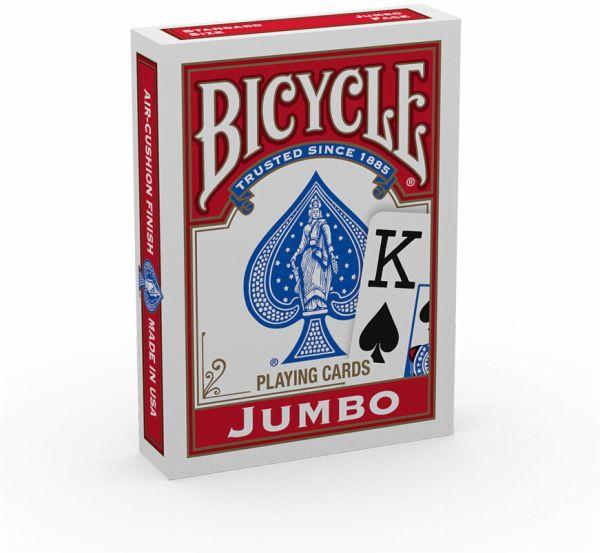 Bicycle 10039103 - Rider Back Jumbo Index - 2-fach sortiert - Kartenspiel
