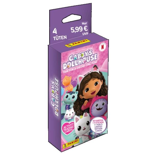 Gabby's Dollhouse: Time for a Meow-Zing fun Trading Cards - Eco-Blister