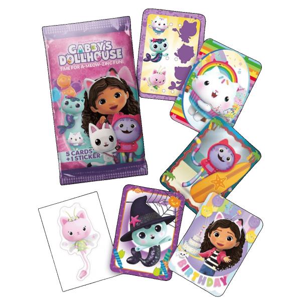 Gabby's Dollhouse: Time for a Meow-Zing fun Trading Cards - Eco-Blister